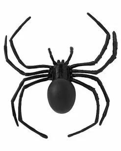 6 Inch Black Widow Spider 6 6 Inch Black Widow Spider -Halloween Store 01155852 b