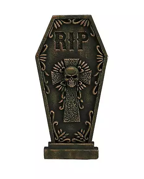 2 Ft RIP Skull Tombstone 3 2 Ft RIP Skull Tombstone