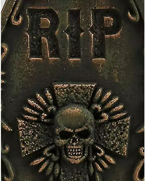 2 Ft RIP Skull Tombstone 4 2 Ft RIP Skull Tombstone - Image 2