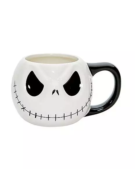 Molded Jack Skellington Coffee Mug 20 Oz. - The Nightmare Before Chris 3 Molded Jack Skellington Coffee Mug 20 Oz. - The Nightmare Before Chris