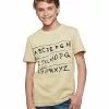 Kids Stranger Things Alphabet Wall T Shirt - Stranger Things