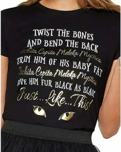 Twisted Bones Binx Spell T Shirt - Hocus Pocus -Halloween Store 01383702 c