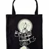 Black Flame Candle Tote Bag - Hocus Pocus
