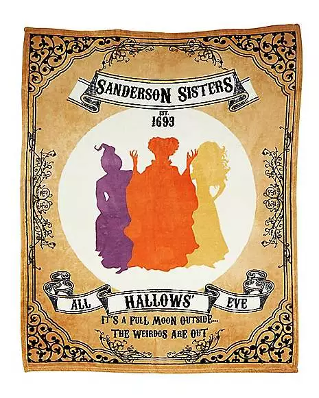 Sanderson Sisters Fleece Blanket - Hocus Pocus 3 Sanderson Sisters Fleece Blanket - Hocus Pocus