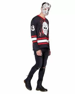 Jason Voorhees Hockey Jersey - Friday The 13th -Halloween Store 01405588 d