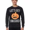 Let's Get Smashed Long Sleeve T Shirt 2 Let's Get Smashed Long Sleeve T Shirt -Halloween Store 01405679 a