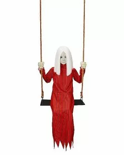 Ghostly Swing Girl Static Prop -Halloween Store 01437862 c