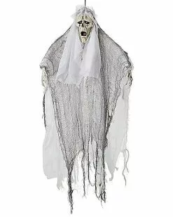 36 Inch Light-Up Hanging White Reaper Decoration -Halloween Store 01437896 b