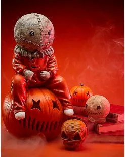 16 Inch Light-Up Sam Statue Decoration - Trick 'r Treat -Halloween Store 01455641 d