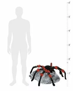 21 Inch LED Black Jumping Spider Animatronic -Halloween Store 01463447 b