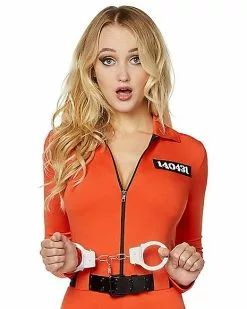 Adult Prisoner Catsuit Costume -Halloween Store 01464726 c
