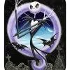 Graveyard Jack Skellington Fleece Blanket - The Nightmare Before Chris