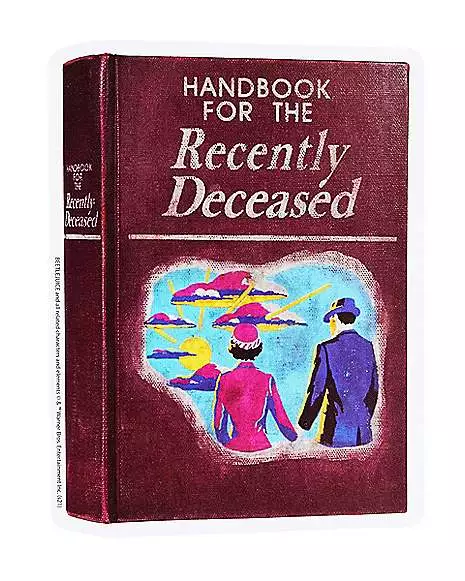 Handbook For The Recently Deceased Magnet - Beetlejuice 3 Handbook For The Recently Deceased Magnet - Beetlejuice