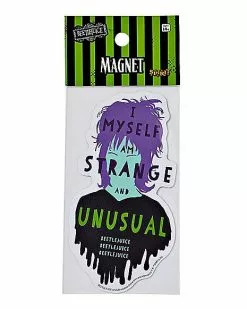 Strange And Unusual Magnet - Beetlejuice -Halloween Store 01467083 b