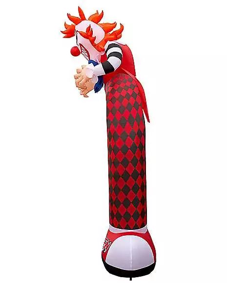 12 Ft LED Scary Clown Archway Inflatable Decoration 6 12 Ft LED Scary Clown Archway Inflatable Decoration - Image 4