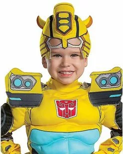 Toddler Muscle Bumblebee Costume - Transformers 7 Toddler Muscle Bumblebee Costume - Transformers -Halloween Store 01480722 c