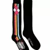 Harley Quinn Striped Knee High Socks - Birds Of Prey -Halloween Store 01488956 a