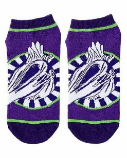 Beetlejuice Ankle Socks - 5 Pair 12 Beetlejuice Ankle Socks - 5 Pair -Halloween Store 01494590 e