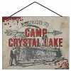 Welcome To Camp Crystal Lake Sign - Friday The 13th