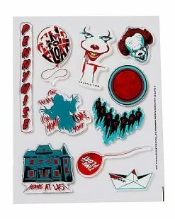 Pennywise Gel Clings - It 8 Pennywise Gel Clings - It -Halloween Store 01494855 c