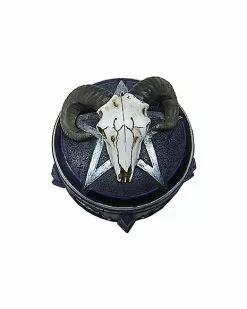 Mystical Arts Ram Skull Trinket Box