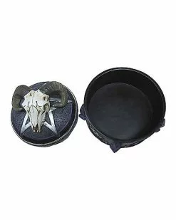 Mystical Arts Ram Skull Trinket Box -Halloween Store 01498252 d