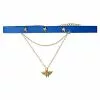 Wonder Woman Shield Choker Necklace 1 Wonder Woman Shield Choker Necklace -Halloween Store 01502533 a