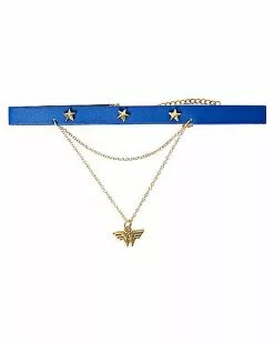 Wonder Woman Shield Choker Necklace