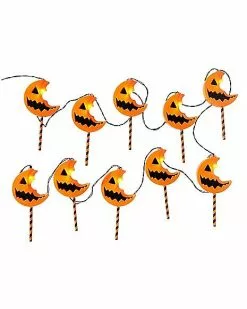 Lollipop String Lights - Trick 'r Treat 8 Lollipop String Lights - Trick 'r Treat -Halloween Store 01503598 b
