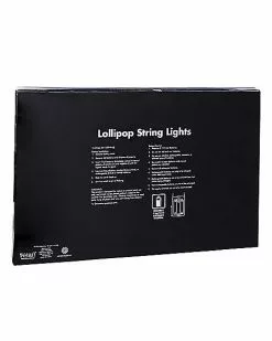 Lollipop String Lights - Trick 'r Treat 11 Lollipop String Lights - Trick 'r Treat -Halloween Store 01503598 e