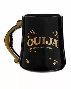 Black And Gold Ouija Molded Coffee Mug - 23 Oz. -Halloween Store 01513472 b