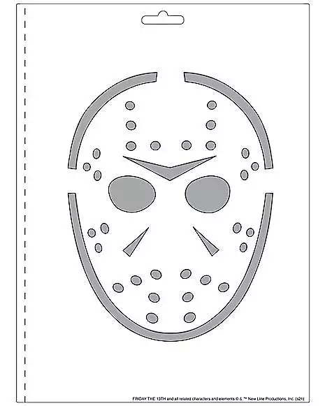 Friday The 13th Pumpkin Stencil Book 5 Friday The 13th Pumpkin Stencil Book - Image 3