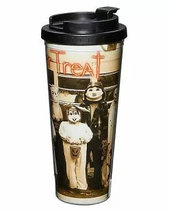 School Bus Trick 'r Treat Travel Cup -Halloween Store 01515287 c