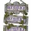 Beetlejuice Ladder Sign 2 Beetlejuice Ladder Sign -Halloween Store 01517341 a