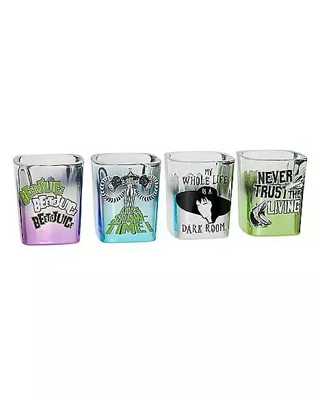 Beetlejuice Mini Glass Set - 4 Pack 3 Beetlejuice Mini Glass Set - 4 Pack