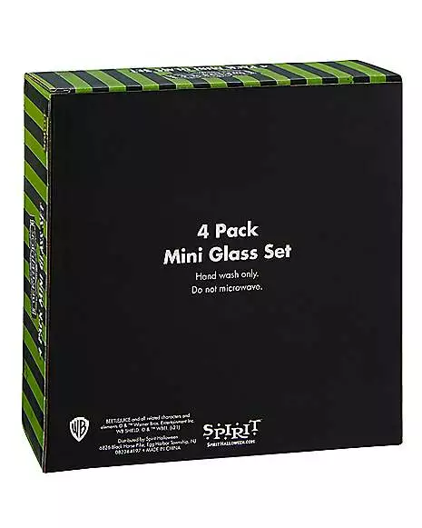 Beetlejuice Mini Glass Set - 4 Pack 10 Beetlejuice Mini Glass Set - 4 Pack - Image 8