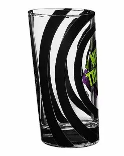 Slanted Beeetlejuice Glass -Halloween Store 01517606 b