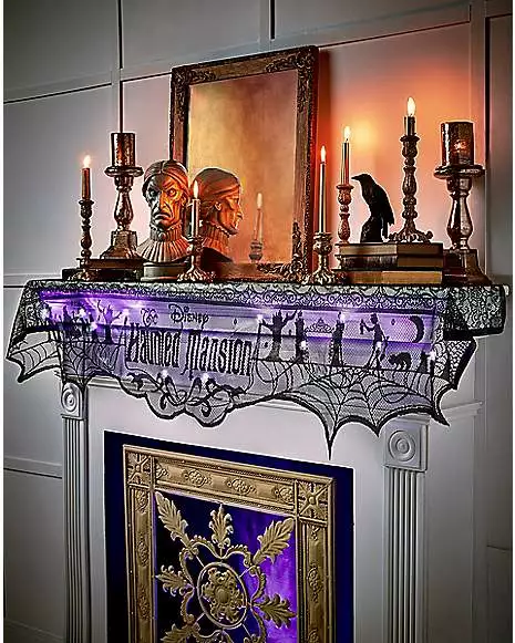 LED The Haunted Mansion Light-Up Mantel Scarf - Disney 3 LED The Haunted Mansion Light-Up Mantel Scarf - Disney
