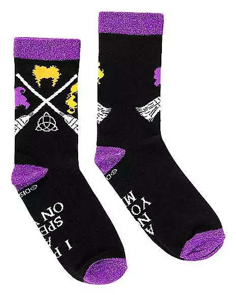 I Put A Spell On You Crew Socks - Hocus Pocus 3 I Put A Spell On You Crew Socks - Hocus Pocus
