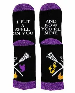 I Put A Spell On You Crew Socks - Hocus Pocus 5 I Put A Spell On You Crew Socks - Hocus Pocus -Halloween Store 01539238 b