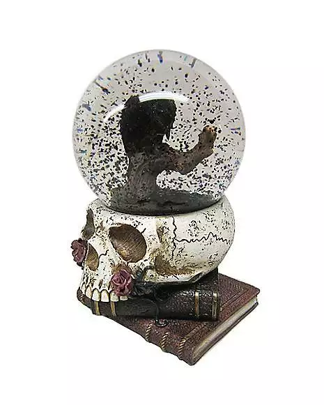 Gothic Noir Raven Snow Globe 4 Gothic Noir Raven Snow Globe - Image 2