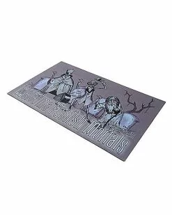 Welcome Foolish Mortals Doormat - The Haunted Mansion -Halloween Store 01542778 c