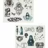 Corpse Bride Temporary Tattoos -Halloween Store 01542885 a