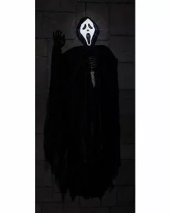 5 Ft Light-Up Ghost Face Hanging Prop - Decorations -Halloween Store 01546233 c