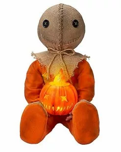 Light-Up Sitting Sam Doll - Trick 'r Treat 10 Light-Up Sitting Sam Doll - Trick 'r Treat -Halloween Store 01547397 b