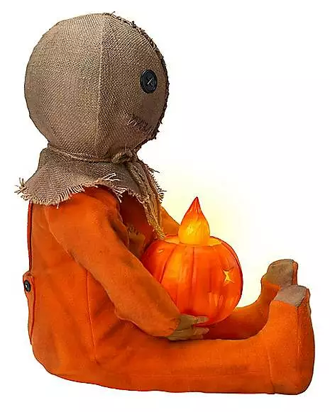 Light-Up Sitting Sam Doll - Trick 'r Treat 7 Light-Up Sitting Sam Doll - Trick 'r Treat - Image 5