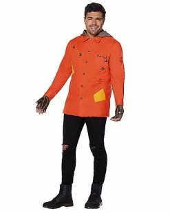 Sam Hooded Button-Up Shirt - Trick 'r Treat 9 Sam Hooded Button-Up Shirt - Trick 'r Treat -Halloween Store 01548122 d