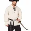 Pirate Shirt And Belt Plus Size Costume Kit 2 Pirate Shirt And Belt Plus Size Costume Kit -Halloween Store 01562149 a