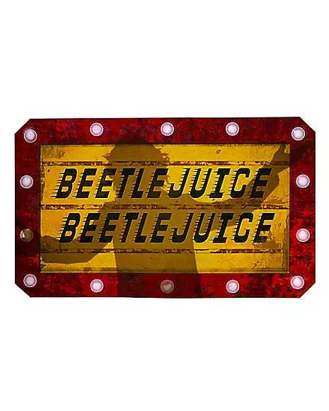 Light-Up Beetlejuice Doormat 3 Light-Up Beetlejuice Doormat