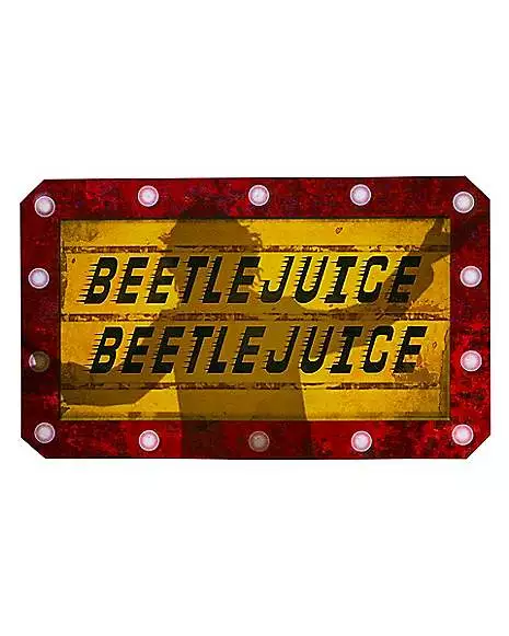 Light-Up Beetlejuice Doormat 4 Light-Up Beetlejuice Doormat - Image 2